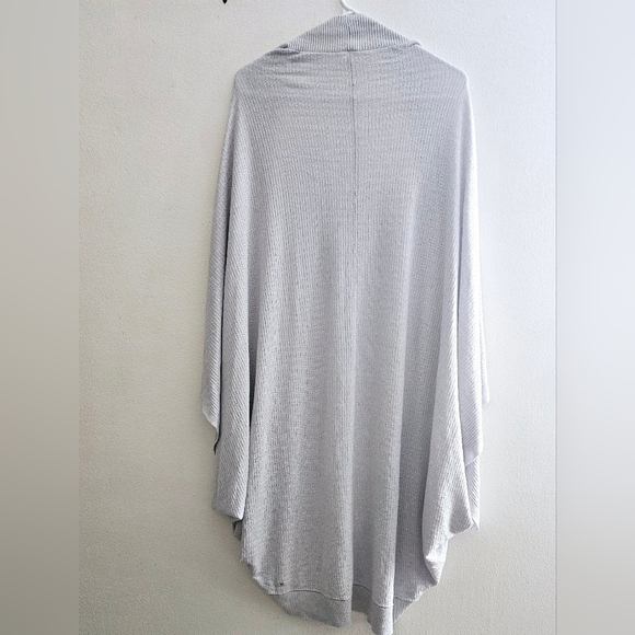 Lululemon Stillness Wrap Kimono Shrug Silver Fox Dusty Blue One Size S … - Picture 8 of 10